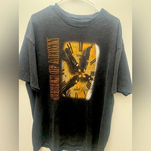 Vintage 90’s System Of A Down “clockwork” tee *very rare* single stitch